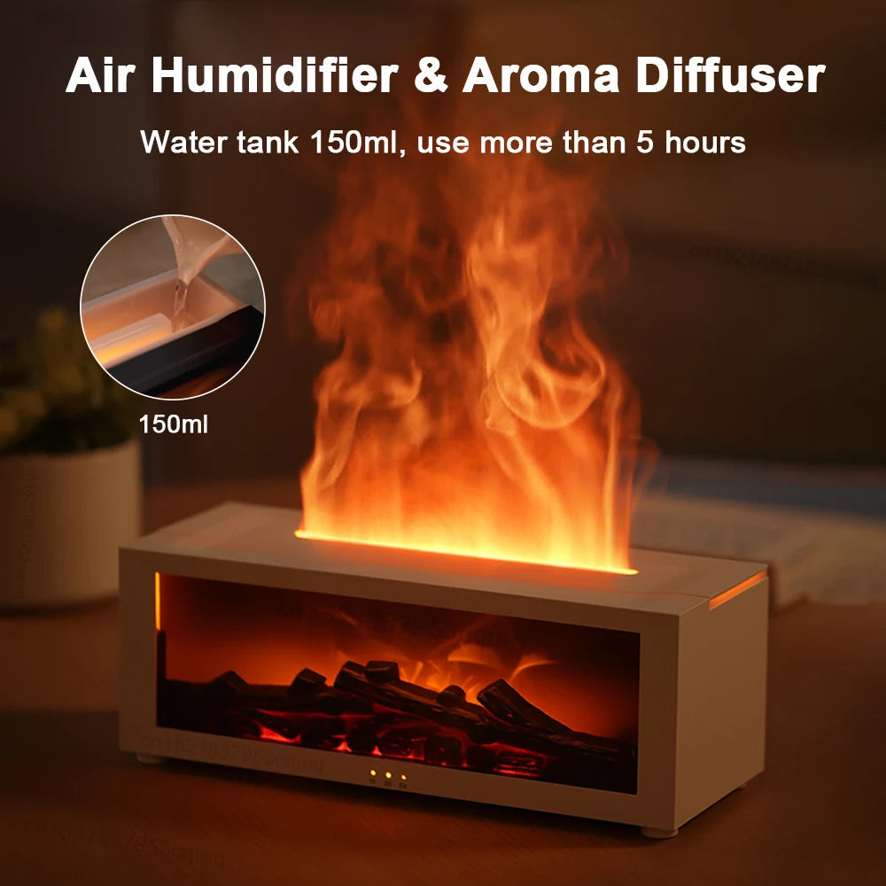 Bliss Flame™ Essential Oil Diffuser & Humidifier