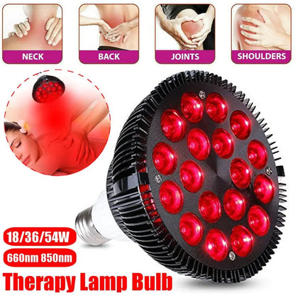LED Infrared Therapy Lamp for Beauty and Healing