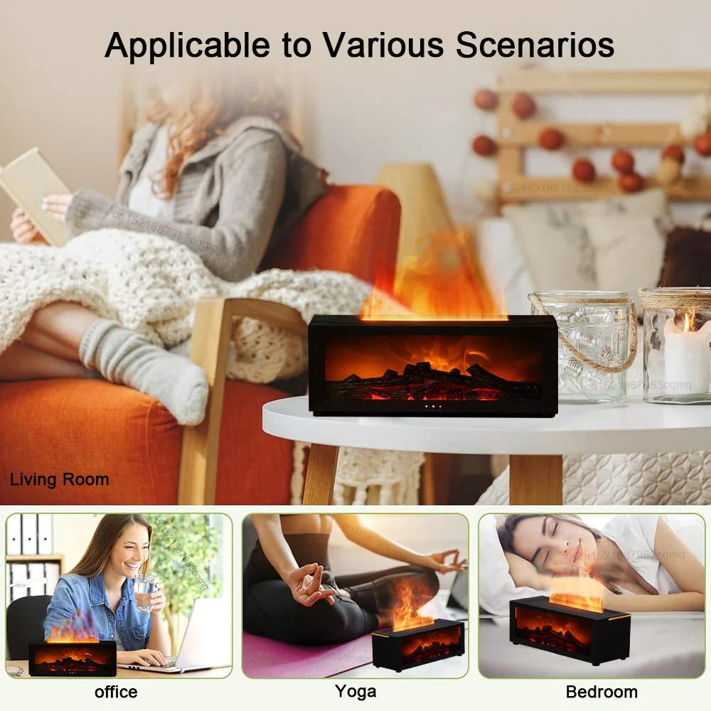 Bliss Flame™ Essential Oil Diffuser & Humidifier